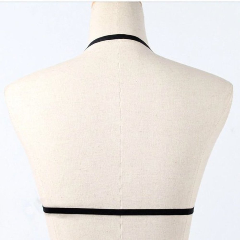 Strappy Harness Elastic Cage Bra - Picture 5 of 5